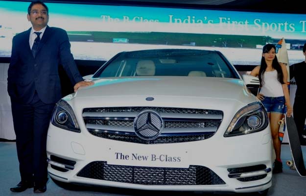 Mercedes launches Sports Tourer B-Class at Rs 21.49 lakh Mercedes launches Sports Tourer B-Class at Rs 21.49 lakh