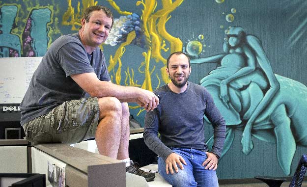 Facebook to pay $16 billion in deal for a texting app A file photo of WhatsApp founders Brian Acton, left, and Jan Koum (Peter DaSilva/The New York Times)