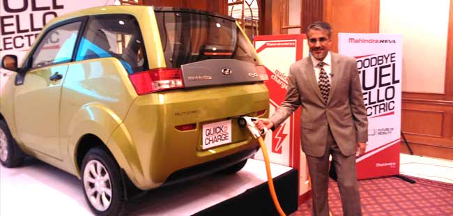 Mahindra electric car reva shop price