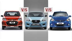 Datsun Go vs Maruti Alto 800 vs Hyundai Eon - A quick comparison