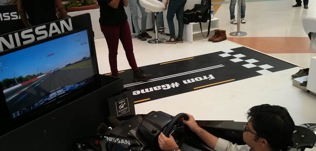After having received an overwhelming response in Delhi, the GT Academy is now in Mumbai and set up at R-City Mall Ghatkopar. If you are 18 years old and above and a holder of a valid drivers license, then you can head down to the mall and try your hands at going around the virtual track and set a lap time.