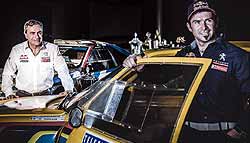 Carlos Sainz and Cyril Despres join Peugeot for the 2015 Dakar Rally