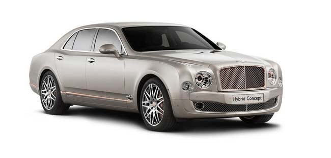 Bentley announced that it will unveil a petrol-electric concept car at next week's Beijing Motor Show. No guesses for what they've called it - the Hybrid Concept. Based on the regular-production Mulsanne sedan, Bentley promises that the sedan will boast 25% more power than its petrol-driven counterpart