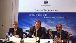 Bharat Benz's CV sales in first quarter soar