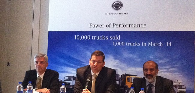 Bharat Benz's CV sales in first quarter soar Bharat Benz's CV sales in first quarter soar
