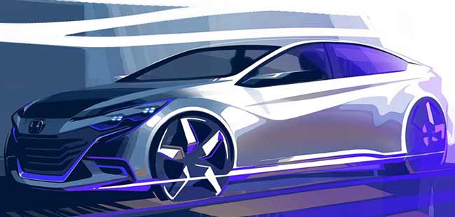 Honda has announced plans to show two brand new concepts at this year's Beijing Motorshow. The concept that you see in this picture is a preview of a new model developed exclusively for the Chinese market.