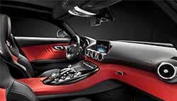 Mercedes-Benz previews the AMG GT with some shots of the interiors