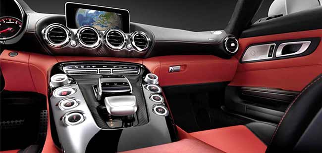 Mercedes-Benz previews the AMG GT with some shots of the interiors Mercedes-Benz previews the AMG GT with some shots of the interiors