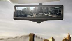 Nissan to showcase first LCD-monitor rear view mirror