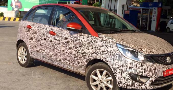 The new design semantics include new Tata signature grille with new Humanity Line, visually flowing into the headlmaps. The Bolt looks sporty with roof spoiler, fog lamps bezels and aerodynamic shape.