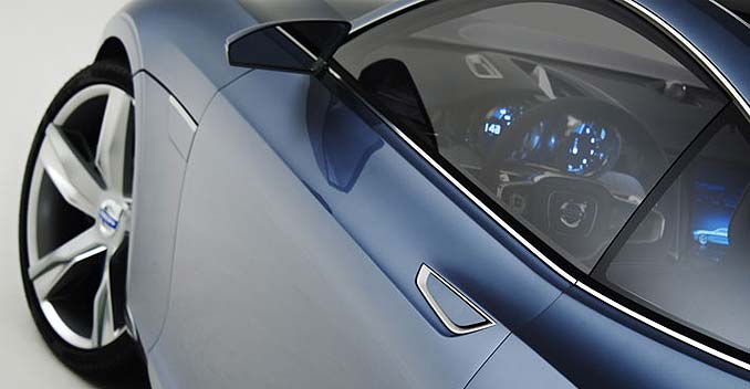 Volvo Concept coupe close-up