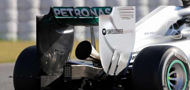F1: Mercedes Tests new 'Megaphone' Exhaust F1: Mercedes Tests new 'Megaphone' Exhaust