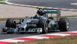 F1: Rosberg Rules the Time Charts in FP3 at the Spanish Grand Prix