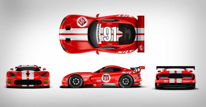 We heard about the SRT brand becoming part of the Dodge family and that means that they will re-christen a few products. The company has renamed the SRT Viper GTS-R the Dodge Viper SRT GTS-R.
