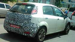 New Fiat Punto Facelift Spied Testing