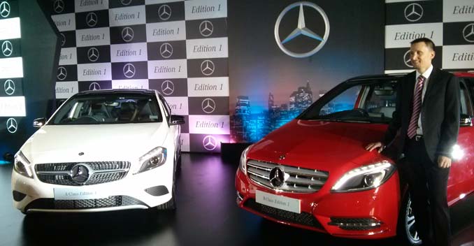 Mercedes-Benz India Launches Edition 1 Of The A-Class And B-Class