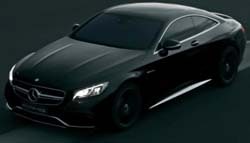 Mercedes-Benz Shows off a Menacing Black S63 AMG Coupe