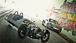 Motoring Nirvana: Porsche Cayman S and Morgan 3 Wheeler