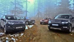 4 SUVs. 4 Segments. On a Snow Trail