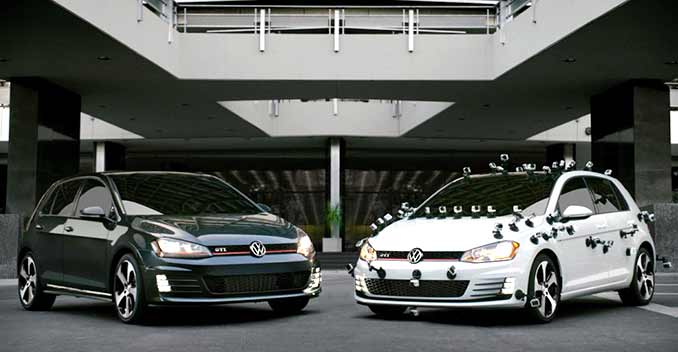 Volkswagen has released a new promotional video that highlights the 2015 Golf GTI. The clip features the Golf GTI which has been equipped with dozens of GoPro cameras.