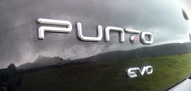 2014 Fiat Punto Evo badge