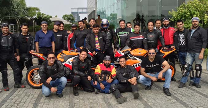 Honda Hosts Bike Ride for Delhi Superbikers Honda Motorcycle & Scooter India (HMSI) organized a 'Big Bike Ride' for Group Of Delhi Superbikers (GODS) from Naraina to Manesar on Sunday i.e. July 13, 2014. The idea behind this ride was to promote fun-riding in a safe way