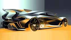 McLaren Reveals a Sketch of the Track-Only P1 GTR