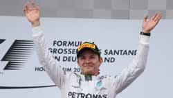 F1: Rosberg Wins German Grand Prix as Bottas Wins fight With Hamilton