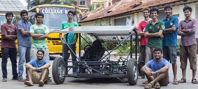 A Solar Car by Manipal University Students