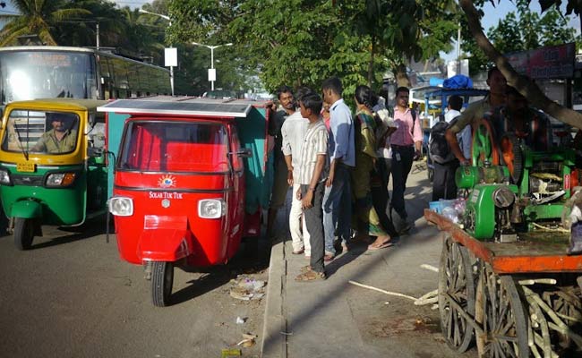 Solar Powered Auto Rickhshaw