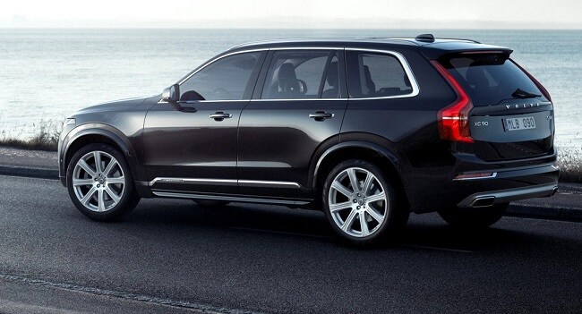 All New Volvo XC 90 Rear-side profile