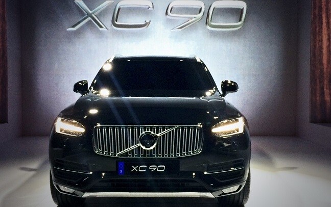 All New Volvo XC90 front fascia