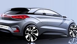 Hyundai i20 Coupe's Sketch Revealed