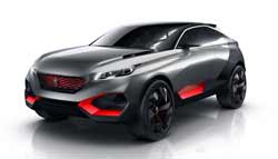 Peugeot's Quartz Concept is a 500bhp Hybrid SUV