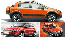 Fiat Avventura vs Toyota Etios Cross vs VW Cross Polo - Specs Comparison
