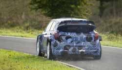 Hyundai Starts Testing the i20 WRC Car