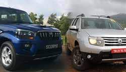 Comparison: Renault Duster AWD vs 2015 Mahindra Scorpio