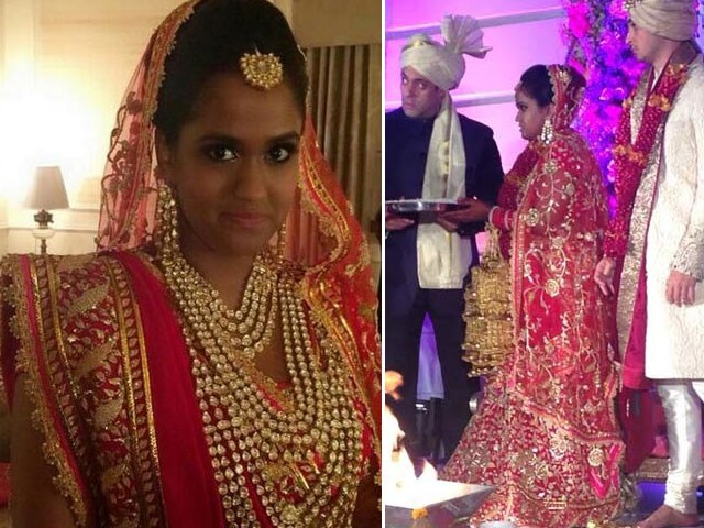 Arpita Khan's Wedding: The Bride's Wedding Finery by Abu-Sandeep - NDTV