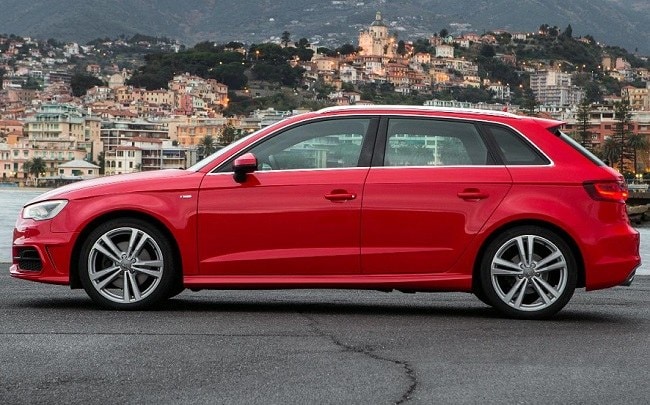 Audi A3 hatchback side profile