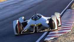 A Race Car Powered By Laser Technology