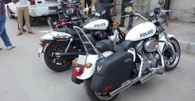 Gujarat Police Harley Davidson