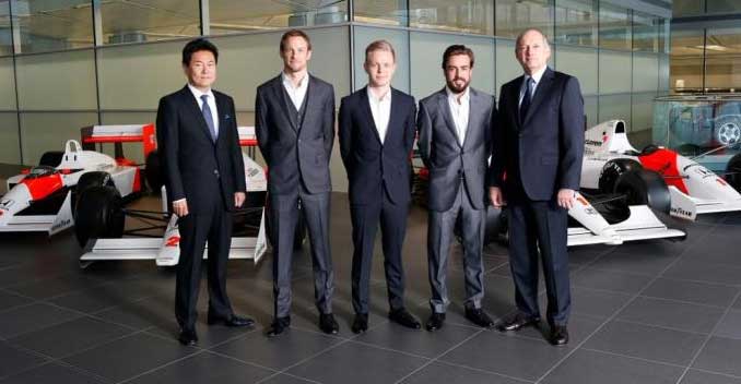 F1: Jenson Button and Fernando Alonso To Race for McLaren in 2015