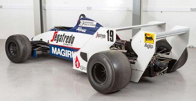 Ayrton Senna's first F1 car is up for sale in the United Kingdom. Yes, it is the Toleman TG183B. Though one can clearly say, that Senna didn't enjoy a lot of success in this car, he used it at his first outing at the Grande Premio do Brasil in Rio De Janeiro.