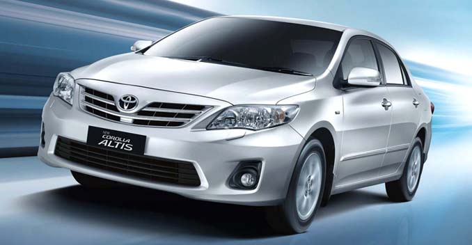 Toyota Recalls 5834 Corolla Altis Sedans in India