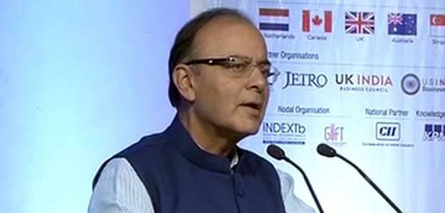 Finance Minister Arun Jaitley at Vibrant Gujarat Summit