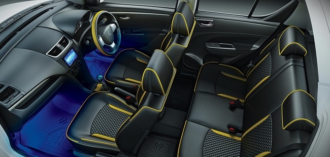 Maruti Swift Windsong special edition interior