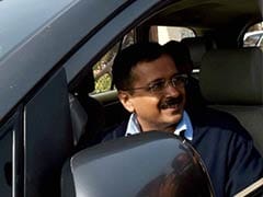 Delhi Chief Minister Arvind Kejriwal visits police headquarters