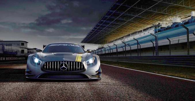 Menacing Mercedes AMG GT3 Teased Mercedes-AMG has released a more revealing teaser image of the upcoming GT3. The car is all set to make its public debut at the Geneva Motorshow and by the looks of it we can say it looks absolutely menacing.