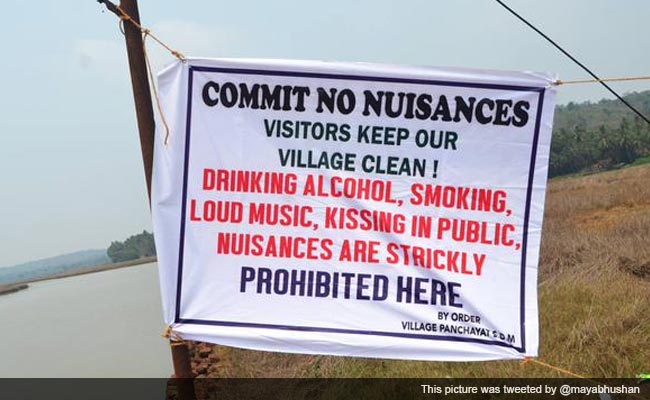 Goa Village Bans Kissing in Public