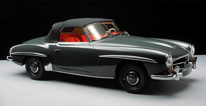It's always a sort of an occasion when we celebrate our birthdays. We get a year older and probably wiser but that always warrants ringing in a new year on a celebratory note. But when cars celebrate theirs they're pretty much the same which is why we call them timeless beauties and the 190 SL two-seater convertible is one of the many.